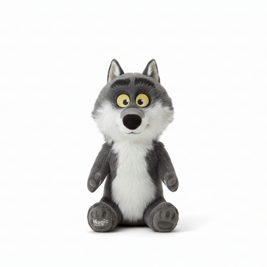 Peluche Loup de Noël -Le Loup mal Aimé